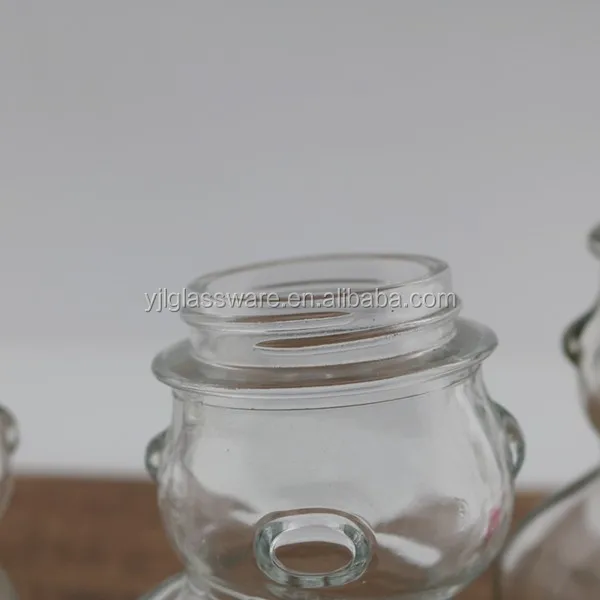 Hot Selling Wholesale Price Available Different Sizes Glass Bear Jars Glass Bear Honey Jar Bear