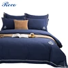 Hotel Wind Pure Cotton Grinding Four-piece Set Autumn and Winter Thickened Pure Cotton Twill Grinding Bed Sheet Wholesale