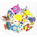 43Pcs Set Anime Pokemon Waterproof Laptop Car Stickers For Trunk Skateboard Guitar Fridge Decal Toy Stickers