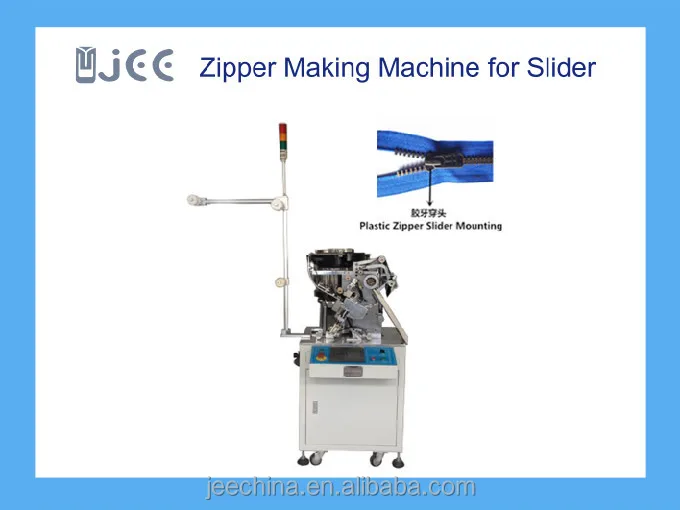 Zipper Making Machines/factory 2015 Jee Auto Plastic Zipper Slider