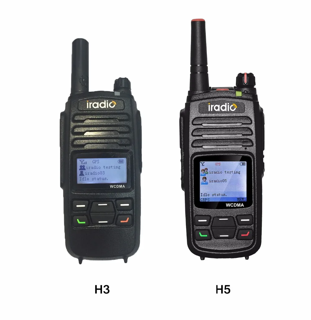 Iradio H5 Best Selling Sim Card Two Way Radio Gsm/wcdma 2g 3g Buy Two Way Radio,Sim Card Two
