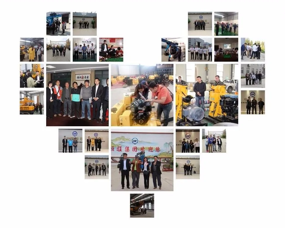 Air Compressor Water Well Drilling Machine 150m Tractor Drilling Rig