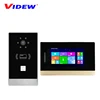 8 apartments multi apartments door bell with camera 4.3 inch building video intercom system