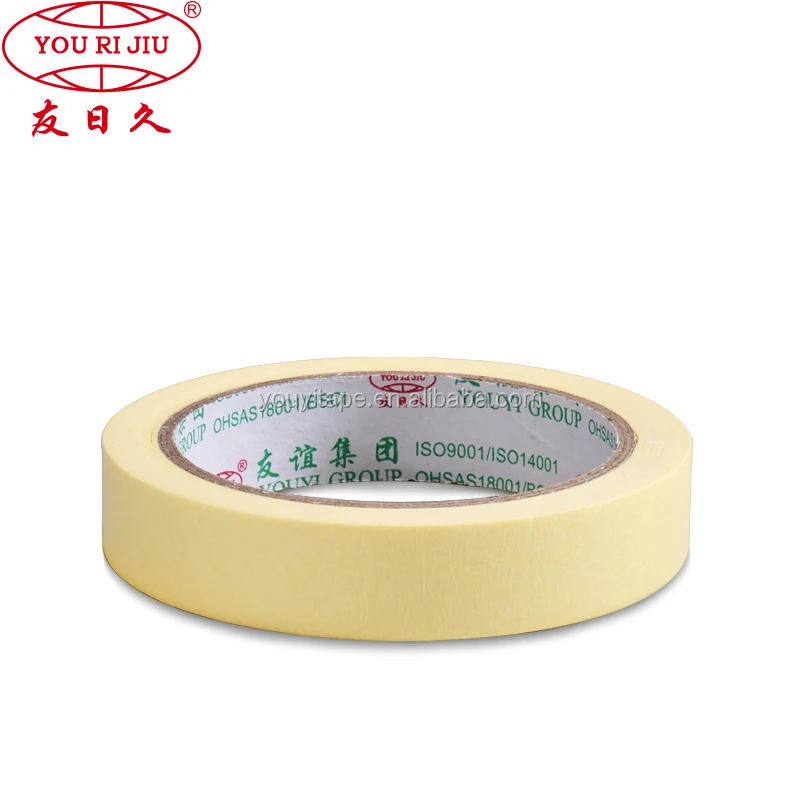 Excellent Pliability Crepe Paper Silicon Adhesion Masking Tape