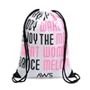 Custom Logo Waterproof 210D Polyester Promotional Drawstring Backpack