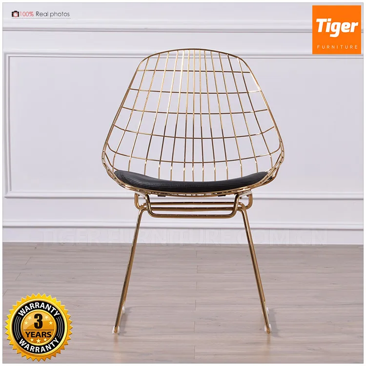 2019 Brass Finish Wire Metal Chair Design Dining Chair Buy Modern