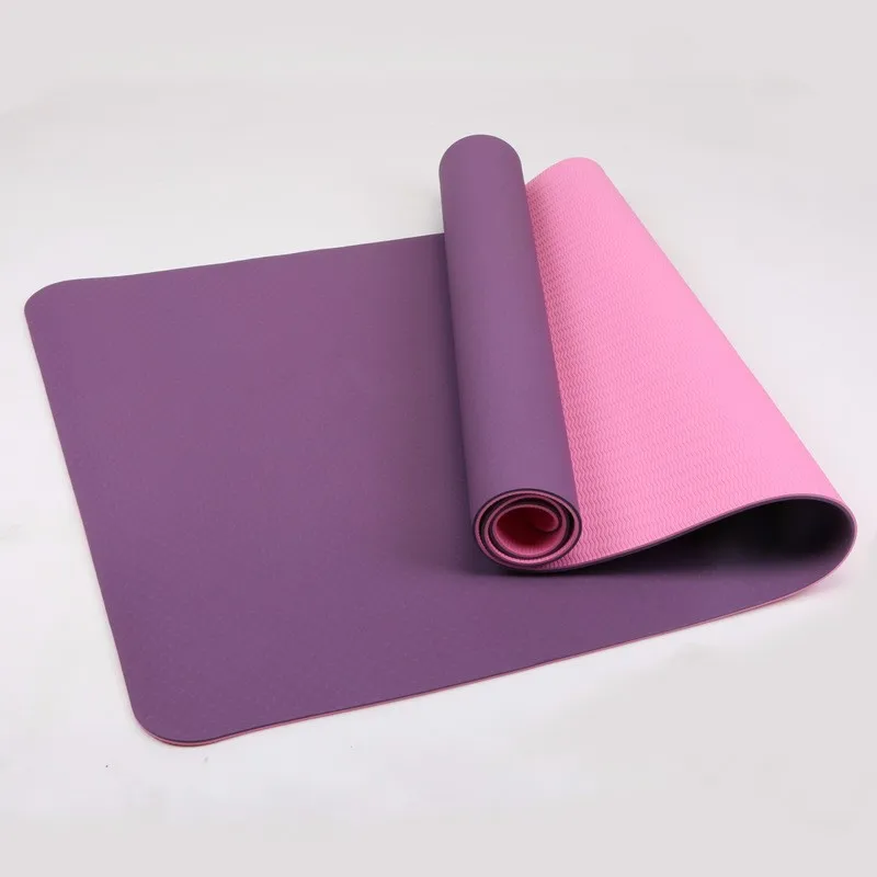 Environment-friendly Natural Rubber Anti Slip Yoga Mat 6mm - Buy Yoga ...