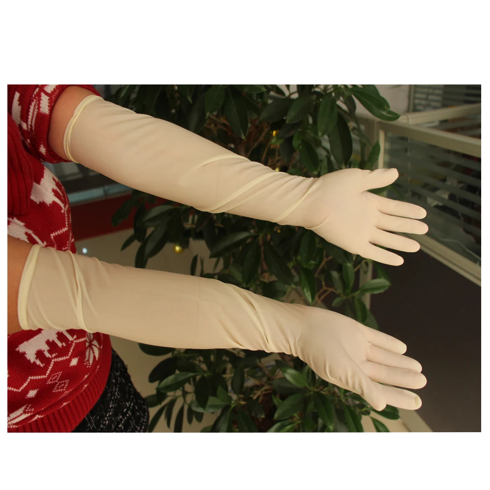 arm length latex gloves