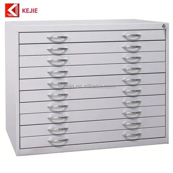Factory 3 Main Lines 5 Drawer Blueprint Flat File Cabinets Metal