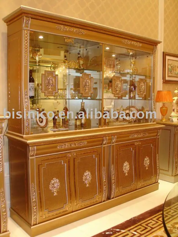 Clásica de madera de comedor aparador, taza board, buffet, tallada ... Bufets comedor