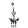 Hot Sale Stainless Steel Butterfly Navel Belly Ring Women Body Piercing Jewelry