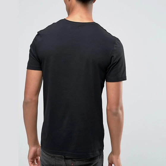 Quality 95% Cotton 5% Spandex V Neck Wholesale T-shirts Men's Plain ...