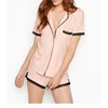 /product-detail/the-short-sleeve-knit-fashion-top-with-shorts-100-satin-pajamas-for-women-sleepwear-62037784984.html