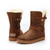 Medium Tube Sheepskin Wool Warm Shoes Boots