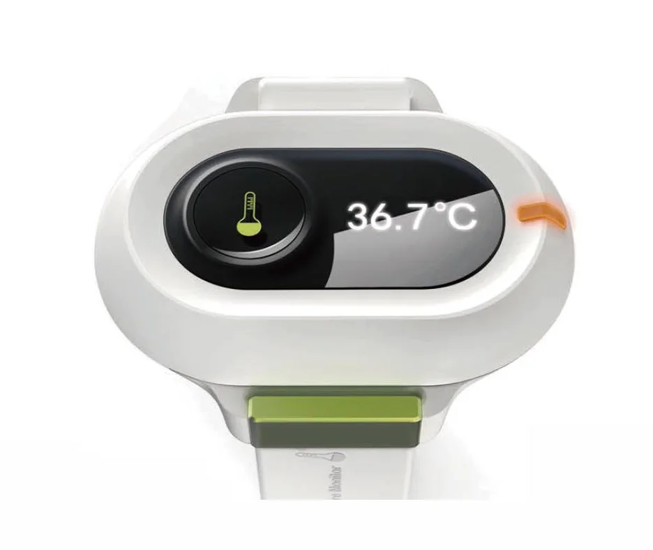 Smart Thermometer Bluetooth 4.0 Digital Baby Wristband Thermometer