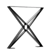 X-Frame Style Metal Computer Desk Legs X-Shaped Steel Office Table Legs or Industrial Kitchen Table Legs