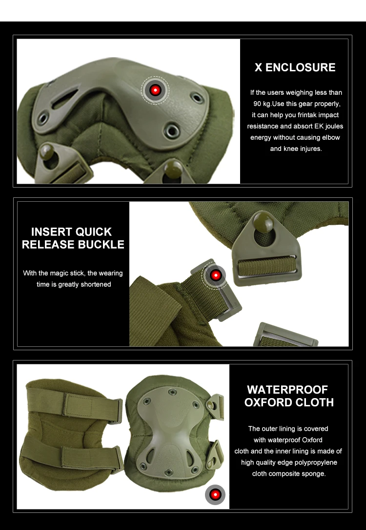 Actionunion Wholesale Multiple Tactical Elbow Knee Pads For Shooting