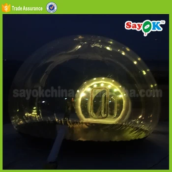 Verlichting Transparante Bubble Tent Opblaasbare Iglo Camping Tent ... Verlichting Transparante Bubble Tent Opblaasbare Iglo Camping Tent ...