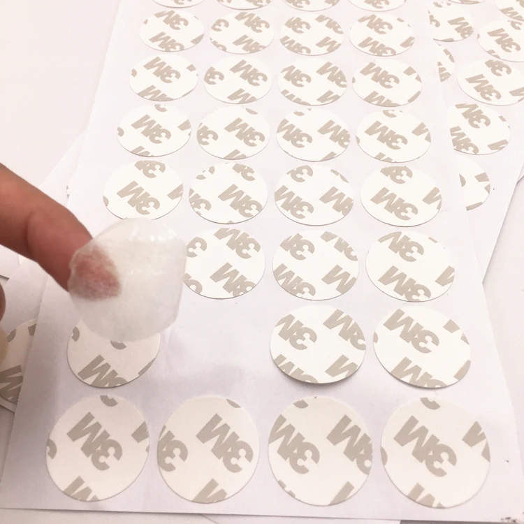 3m Mounting Adhesive Die Cut Tape Circle Transparent 15mm Round Double