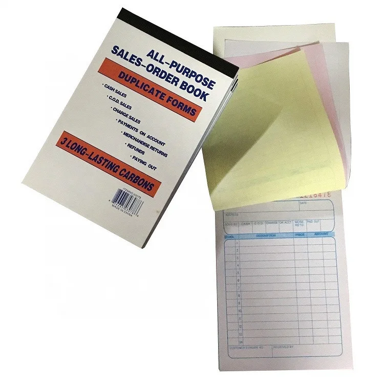 Custom Carbonless Ncr A5 Duplicate Receipt Invoice Book Printing Buy