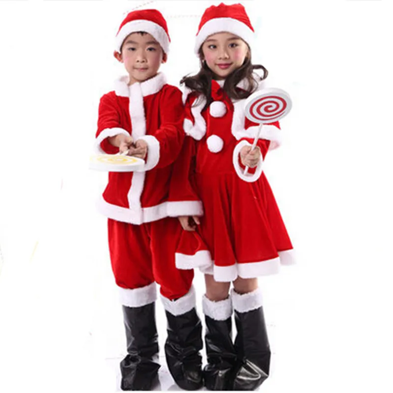 WARMSHOP 2PC Christmas Clothes Kids Boys Girls Snowman Letter Print Pullover Tops+Stripe Pants Pajamas Cotton Outfits