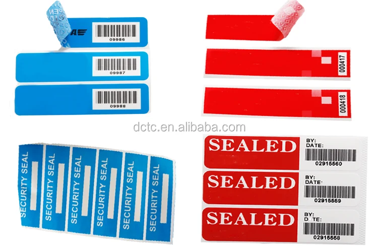 wholesale self adhesive anti-counterfeit tamper proof security labels