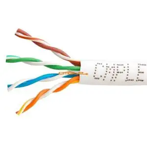 Cmple 24 AWG Yellow Color UTP 1,000 ft,Pull Box Cat5e Bulk Cable
