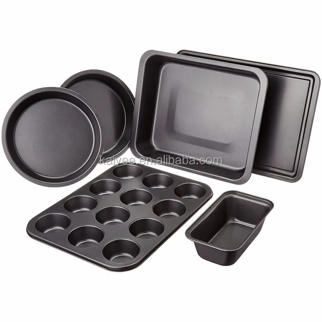 Kitchen Bake Pan Wholesale Custom 6piece Carbon Steel Bakeware Set