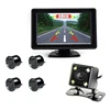 OEM model distance alert multi function reverse mirror car tft parking sensor with camera