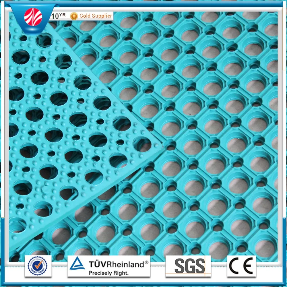 Outdoor Playground Antislip Rubber Mat Colorful Deck Ship Rubber