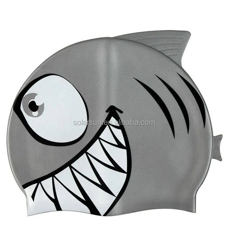 Chinese factory wholesale colorful small baby kid swim hat funny swimming cap