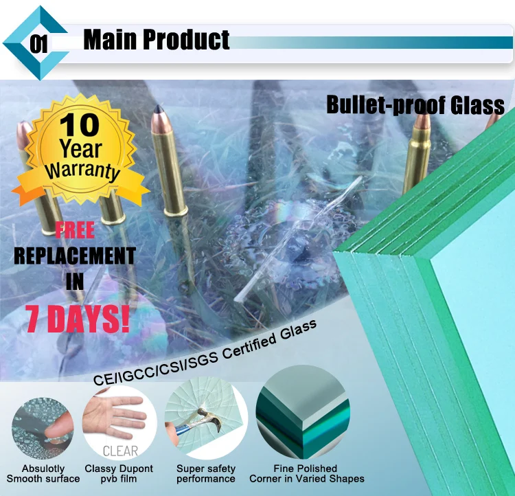 8+8+8 Bullet Resistant Glass/ballistic Glass/bulletproof Glass Buy