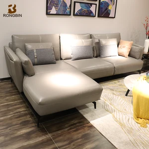 Scandinavian Italian Na Leather Sofa