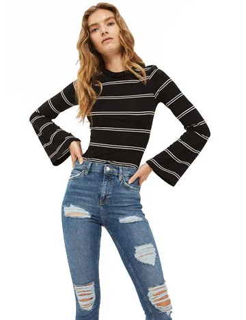 skin tight ripped jeans