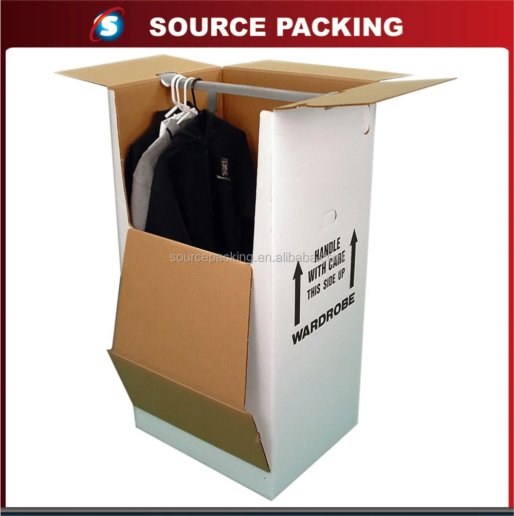 Wardrobe Paper Corrugated Cardboard Moving Boxes Buy Wardrobe