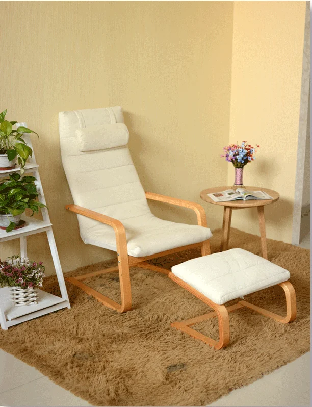 Home Design Relaxing Massage Chair Solid Wooden Comfortable Bentwood