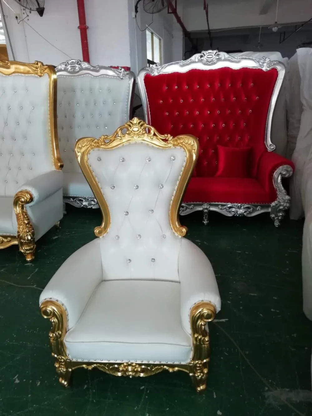 Wholesale Event Decoration Use Kids King Throne Chairs For Wedding