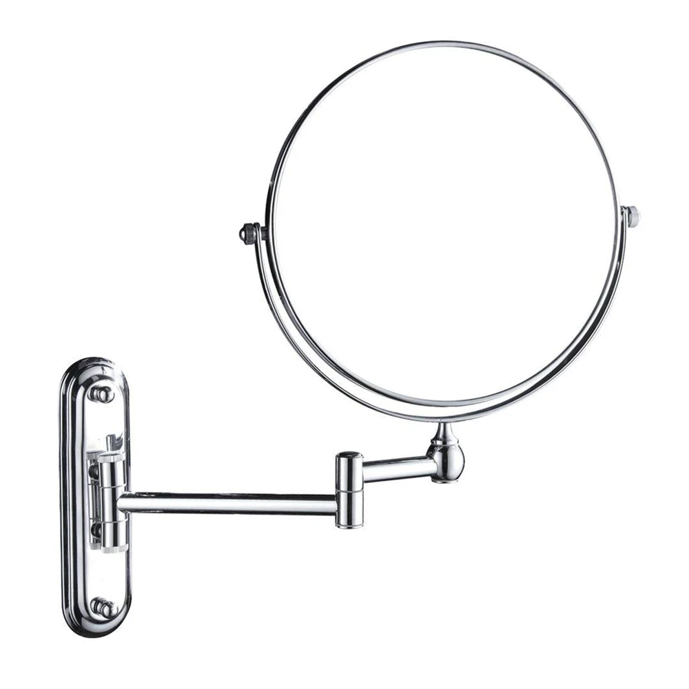 Wall Mounted Cosmetic Makeup Vanity Mirror With S With 5x Magnifying Spot Mirror
