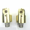 GOGO ATC Left-hand thread Unidirectional rotary joint 1/4 inch 100 degree high temperature air water brass rotating fitting