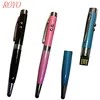 5 in 1 promotional gift cheap USB flash drive twist ball pen with laser pointer and LED light