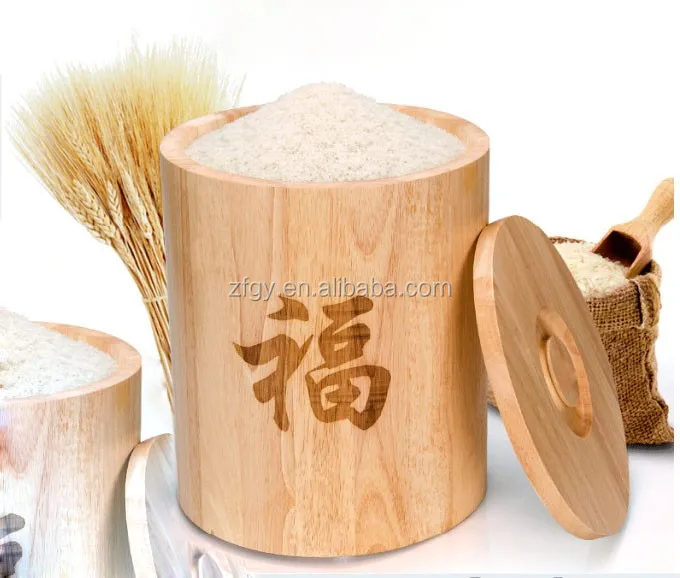 Wooden Rice Storage Bucket Buy Rice Bucket,Wooden Rice Bucket,Rice