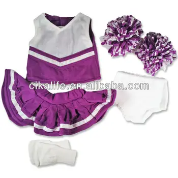 american girl cheerleader outfit purple