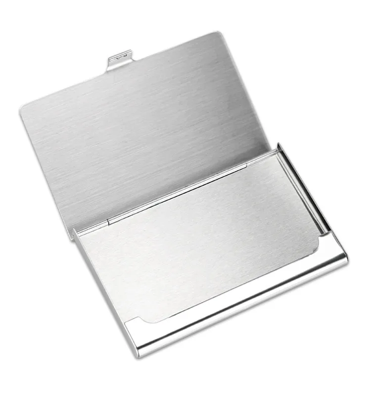 metal pocket business card holder