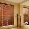 Guangdong 2 inch faux wood remote control electrical motorised big lots bamboo venetian blinds mini window shades display stand