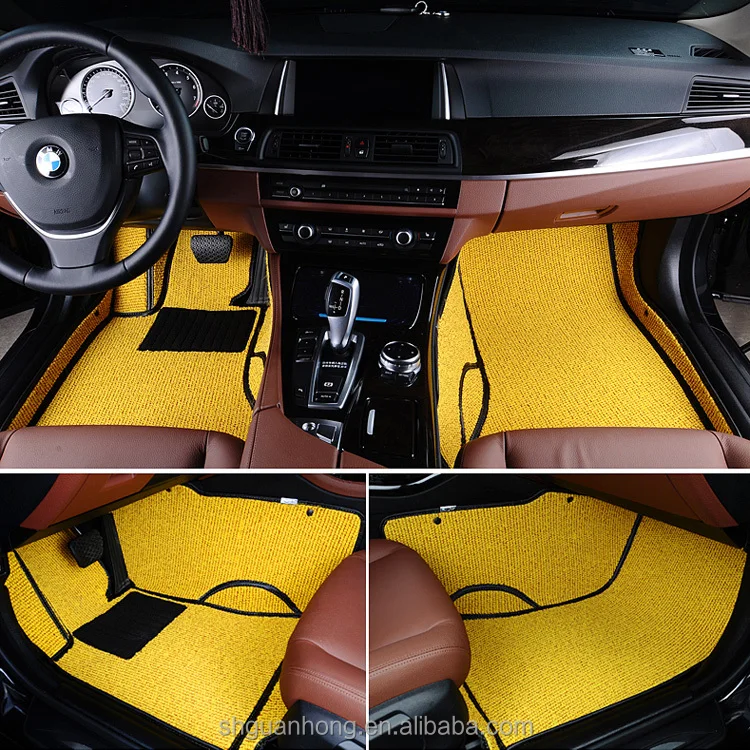 Provide Various Color Car Floor Mat Factory Blue Carpet Name Pu Xpe Custom Automobile Carpet Car Floor Mats Set For Vw Volkswagen Passat 5pcs Sets Brown