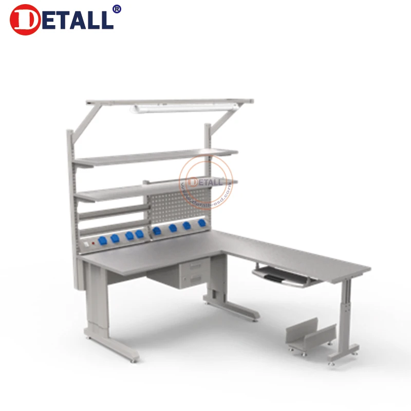 Oem Mobile Iphone Repair Work Table With Light And Omputer Rack With