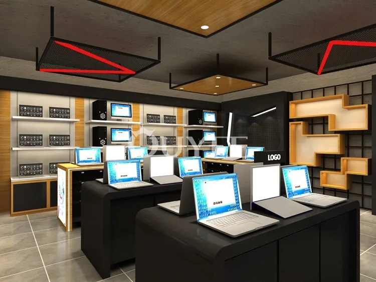 computer shop, not as modern, looks cluttered.  Store design interior, Computer  shop, Shop interior design