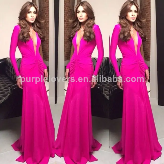 vestido cor fucsia