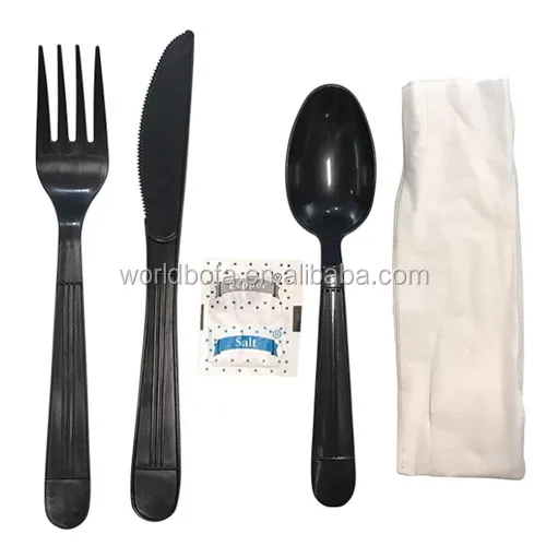 Heavyweight Plastic Cutlery Kit Disposable Utensil Packs Buy Heavyweight Plastic Cutlery Kit