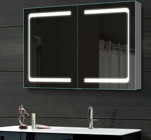 High End Usa Style Bathroom Mirrored Medicine Cabinets With